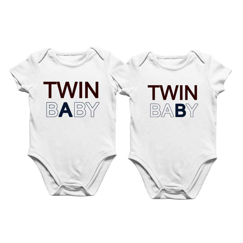 Twin Babies Onesie in White Color available @ gfashion.jpg