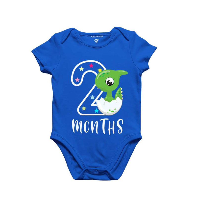 Two Month Baby Bodysuit-Rompers in Blue Color avilable @ gfashion.jpg