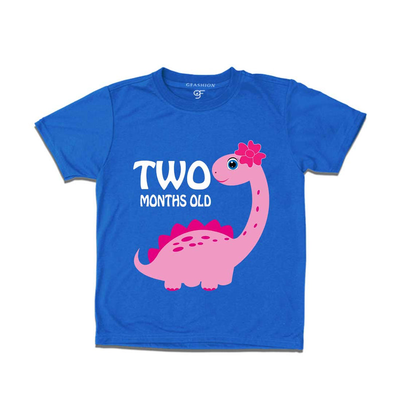 Two Month Old Baby T-shirt in Blue Color avilable @ gfashion.jpg