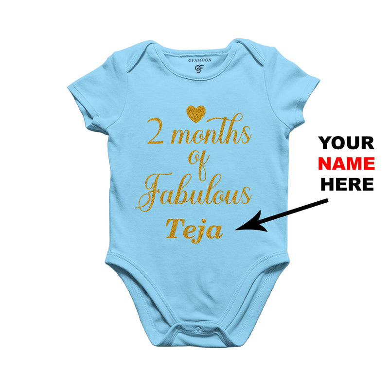 Two Months of Fabulous Baby Rompers-Name Customized in Sky Blue Color available @ gfashion.jpg