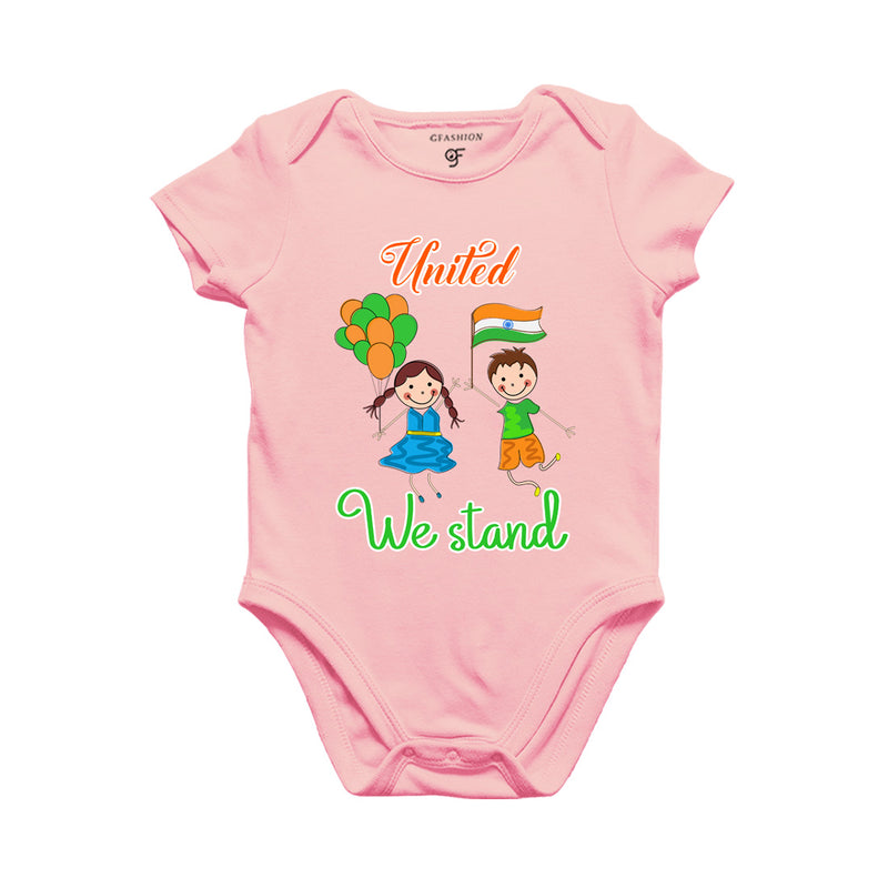 United We Stand-Baby Rompers in Pink Color available @ gfashion.jpg