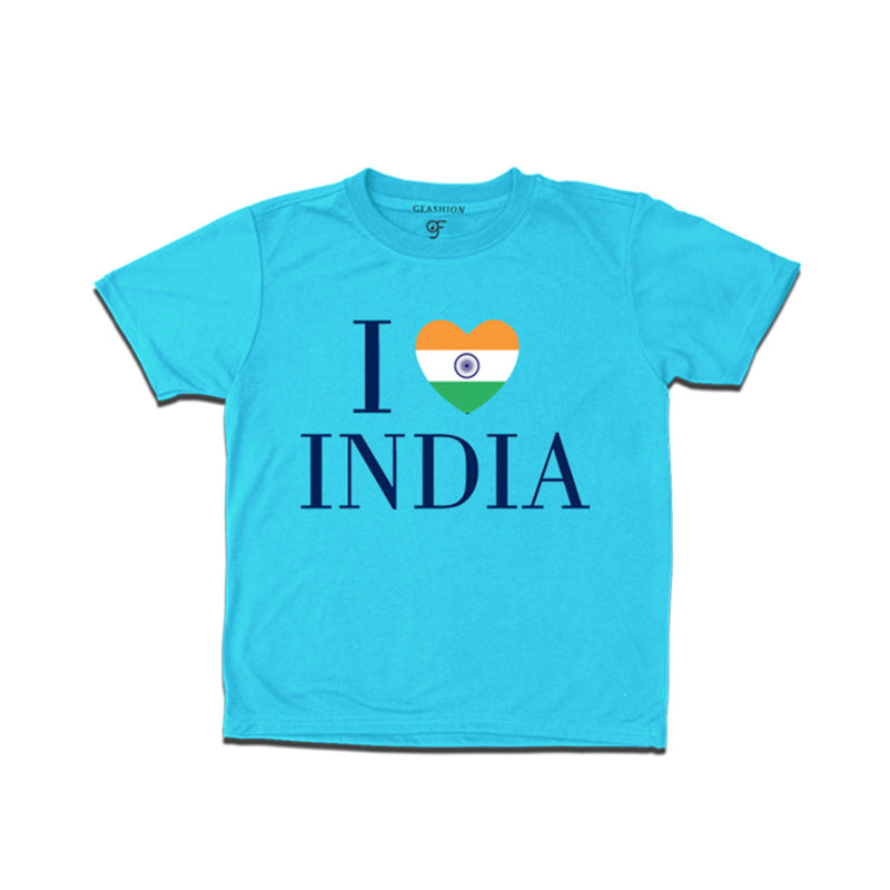 I love India Boy T-shirt in Sky Blue Color available @ gfashion.jpg