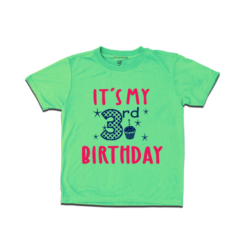 3rd birthday t-shirts for girl and boy