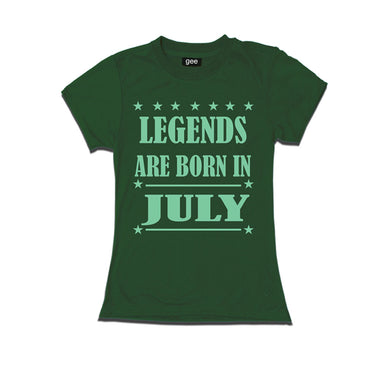 Women-Legends Born in July-Birthday t-shirts