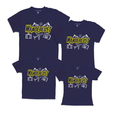WanderLust T-shirts for Group in Navy Color avilable @ gfashion.jpg