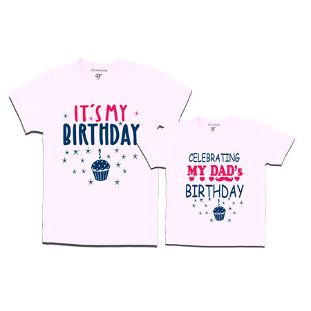celebrating dad's birthday-dad daughter t-shirts