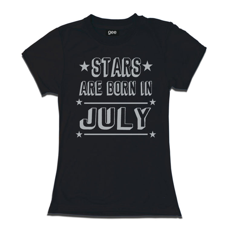 Women Stars Born in July-Birthday t-shirts