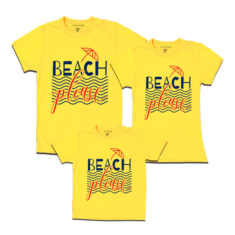 beach please tee shirts for dad mom son