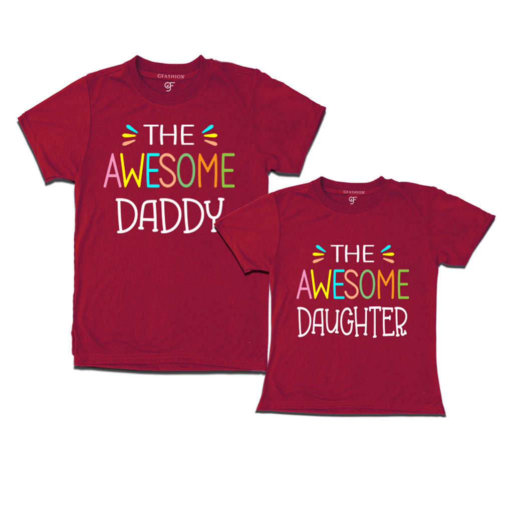 Awesome dad-daughter tees