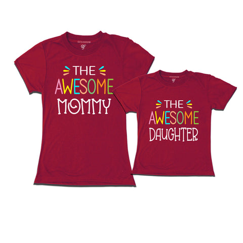 Awesome mom-daughter tees
