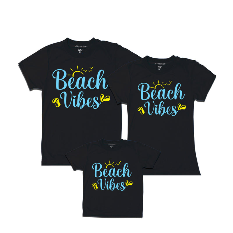 Beach Vibes T-shirts For Dad Mom Girl