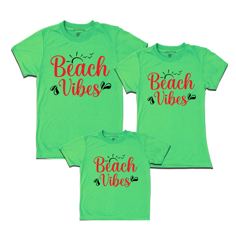 Beach Vibes T-shirts For Dad Mom Girl