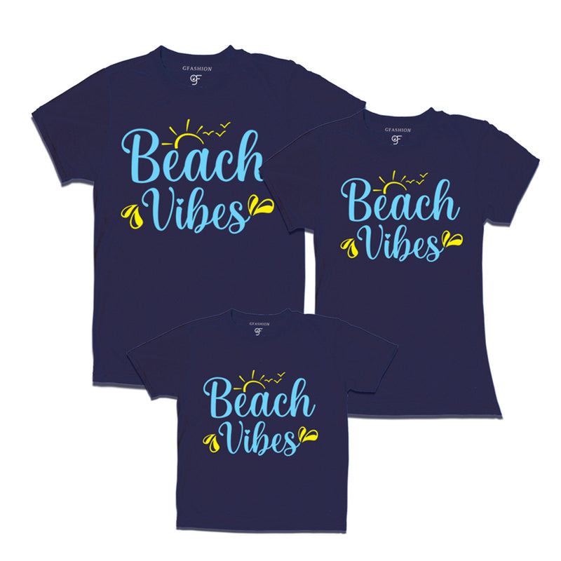 Beach Vibes T-shirts For Dad Mom Girl