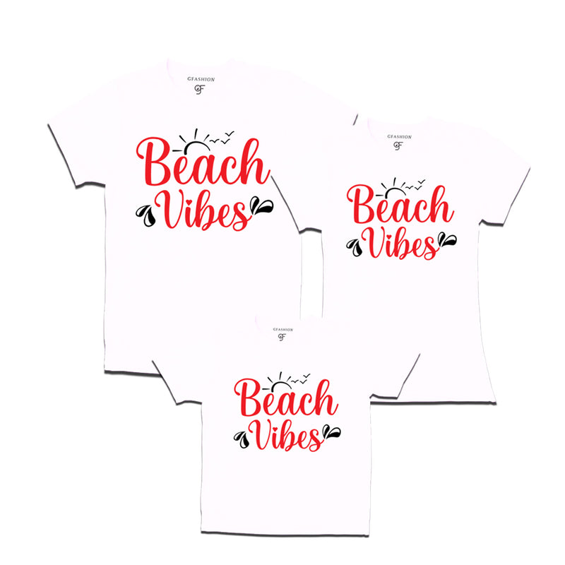 Beach Vibes T-shirts for dad mom son