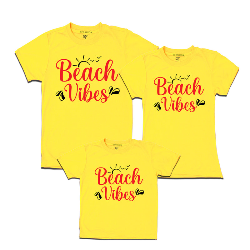 Beach Vibes T-shirts For Dad Mom Girl