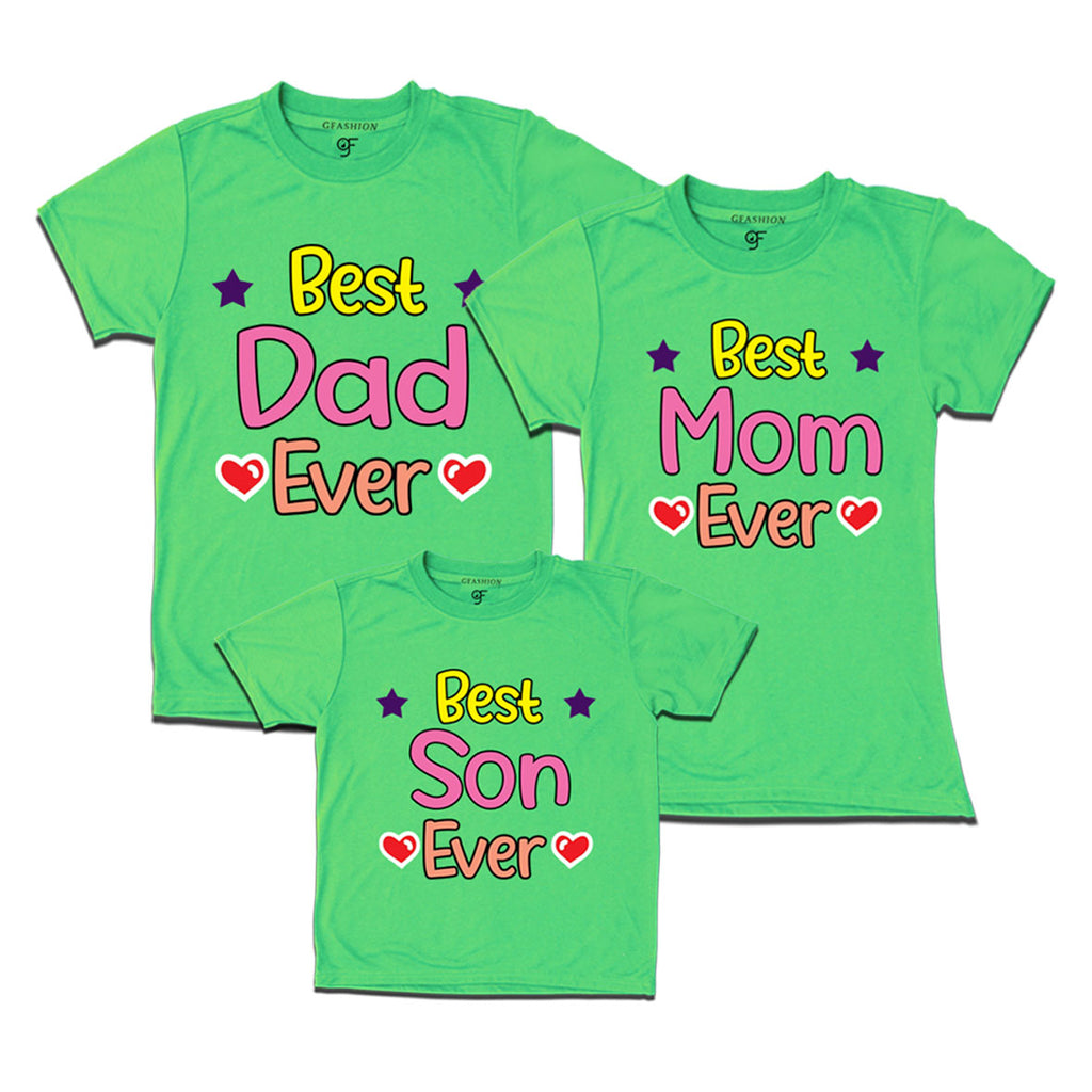 Best Family T-shirts- dad mom son