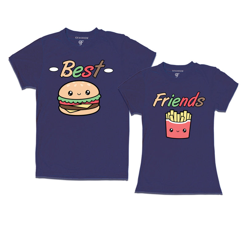 best friends t-shirts burger and fries t shirt