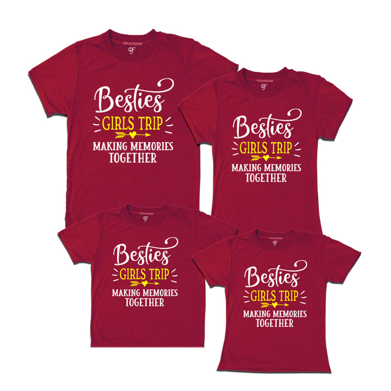 Besties Girls Trip t-shirts