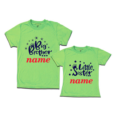 big brother-little sister t shirts-personalized names