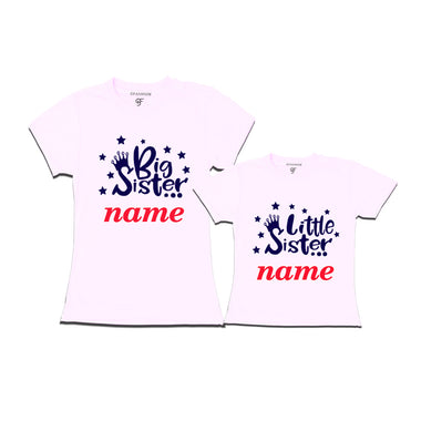 Big Sister Little Sister T-shirts with name