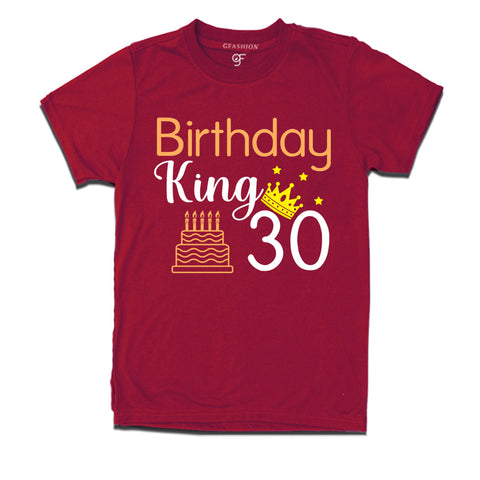 birthday king t shirts 30th birthday t shirts