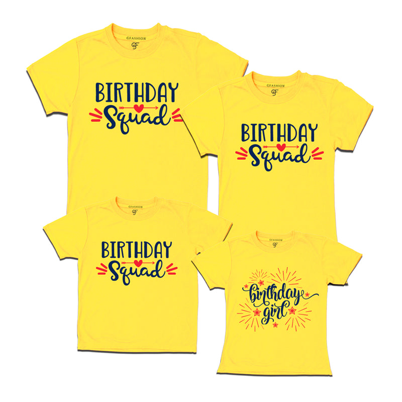 birthday squad birthday girl custom t shirts