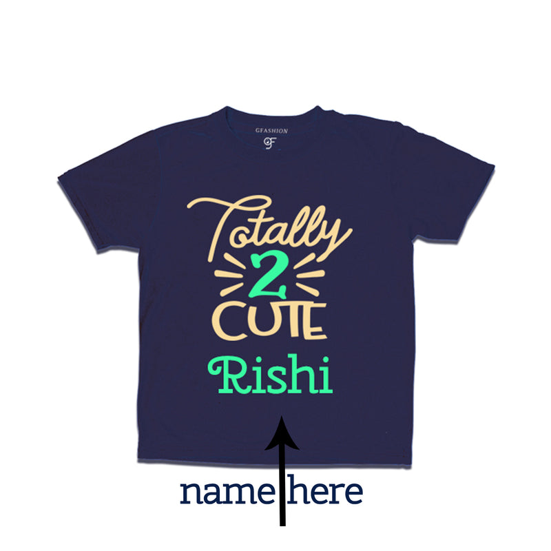 name print customize t shirt 2nd birth day