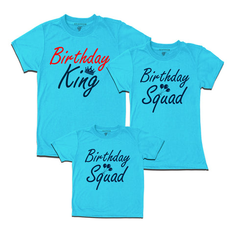 Birthday King T-shirts With Queen and Prince