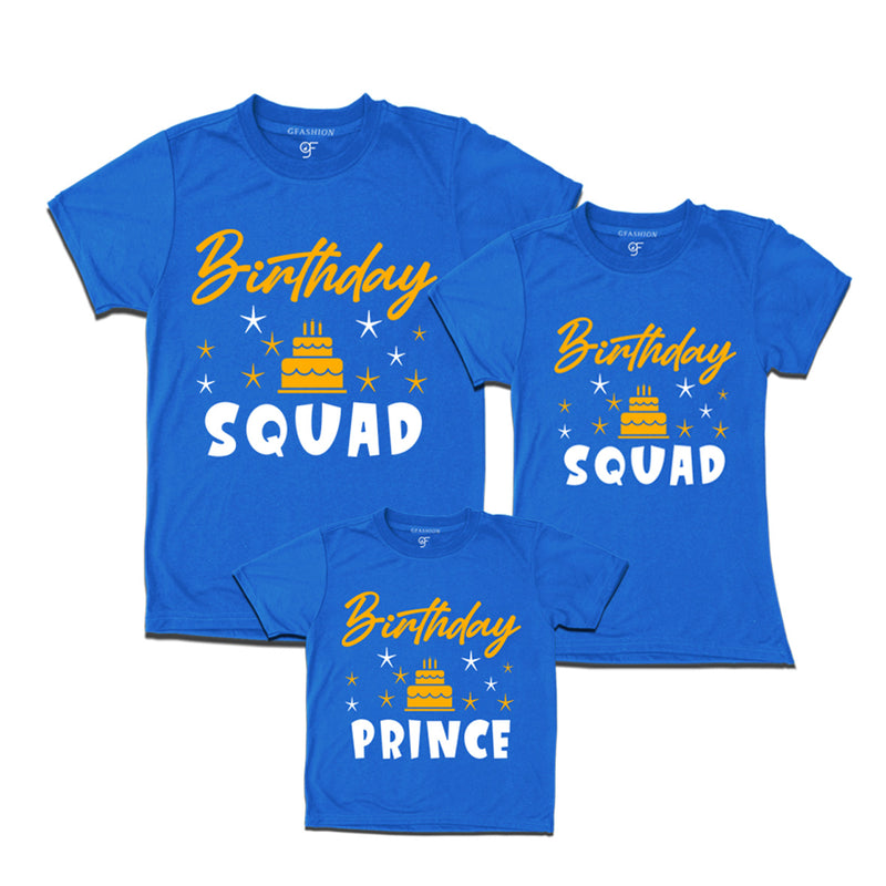 Birthday Prince T-shirts With Birthday Squad