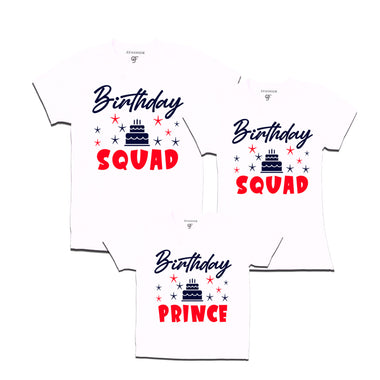 Birthday Prince T-shirts With Birthday Squad