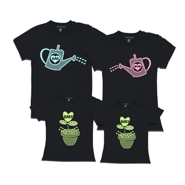 Matching family t shirts set of 3 and 4