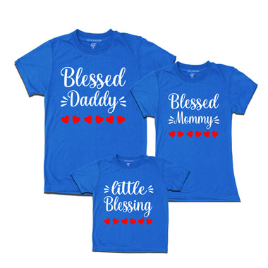 Blessed Daddy Blessed Mommy little blessing family t shirts