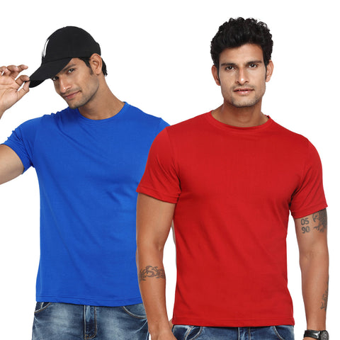 Blue-Red Color T-shirts