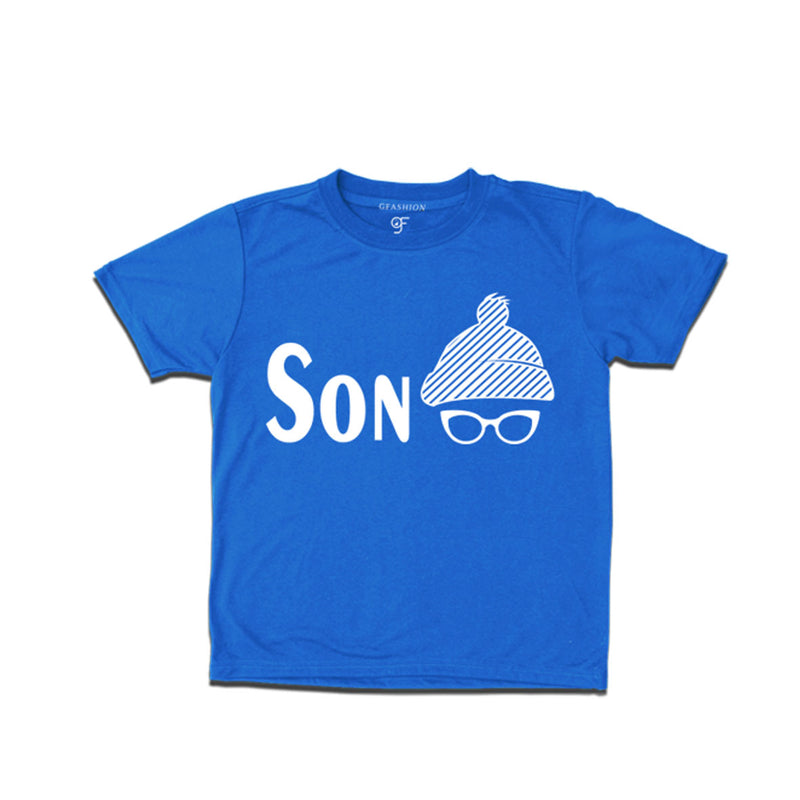 boy's-t-shirts-with-son-and-cap-sun-glass--printed-design-for-father's-day-and-papa's-birthday-@-gfashion-india-online-store-Blue