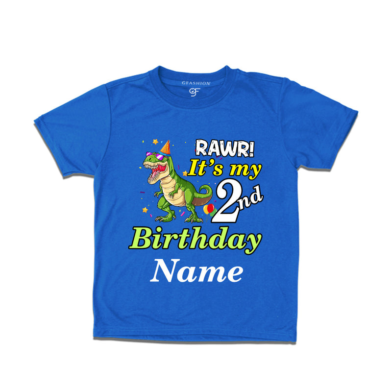 Rawr it's my 2nd birthday T-shirts Boy-Girl