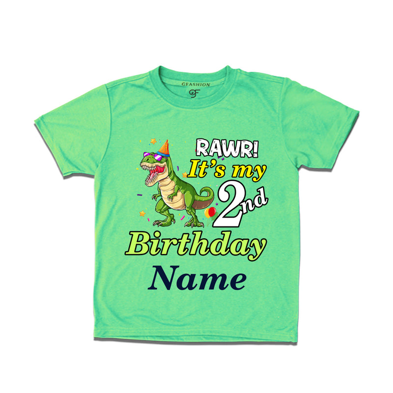 Rawr it's my 2nd birthday T-shirts Boy-Girl