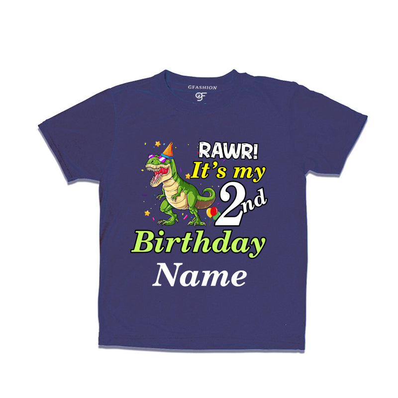 Rawr it's my 2nd birthday T-shirts Boy-Girl