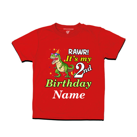 buy now 2nd Birthday T-shirts for boy |2nd Birthday T-shirts for Girl Birthday T-shirts @ gfashion india