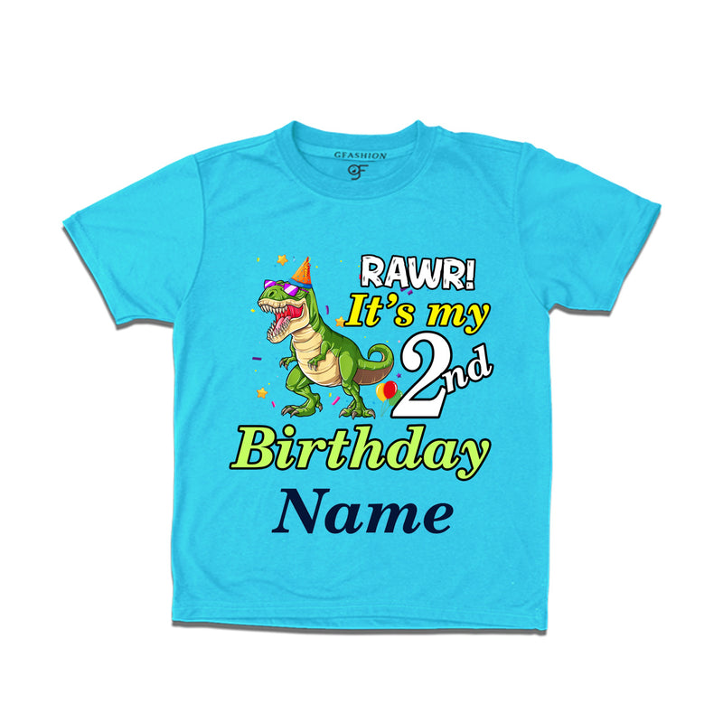 Rawr it's my 2nd birthday T-shirts Boy-Girl