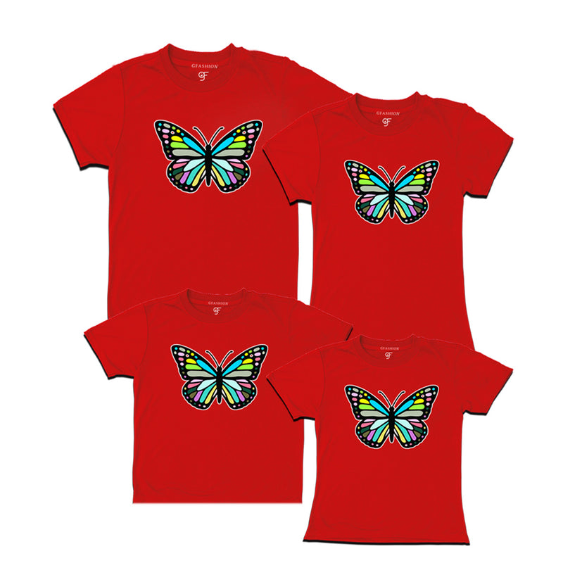 Butterfly t shirts for family group