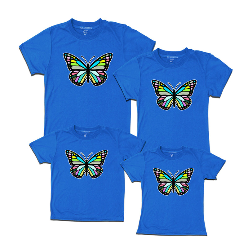 Butterfly t shirts for family group