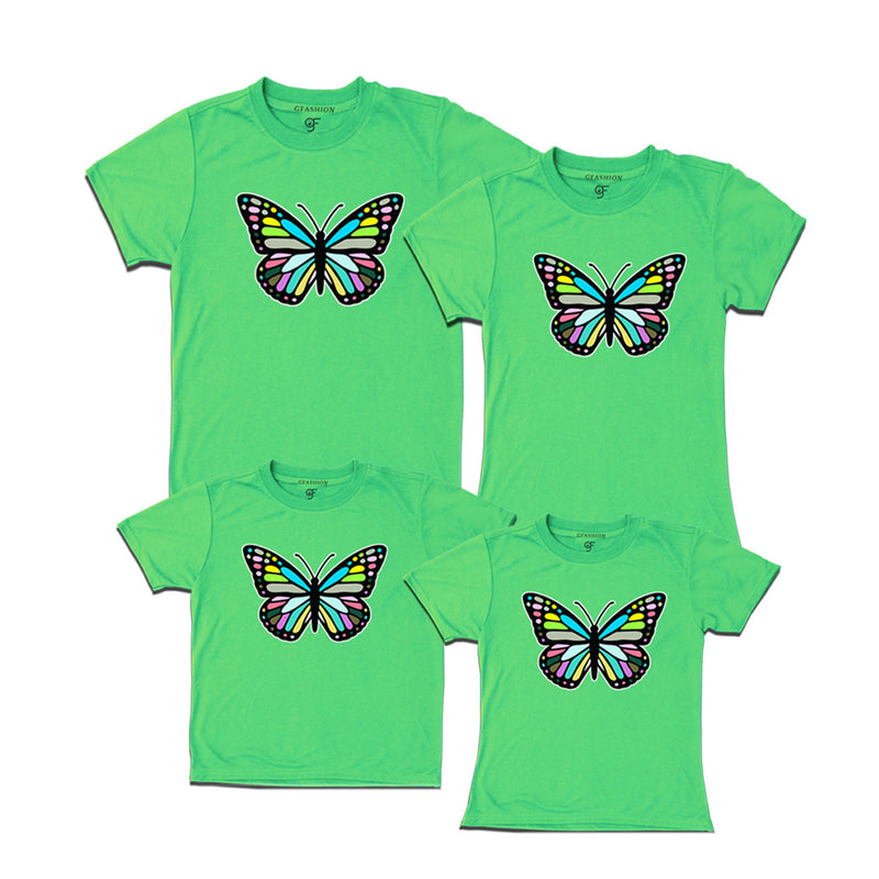 Butterfly t shirts for family group