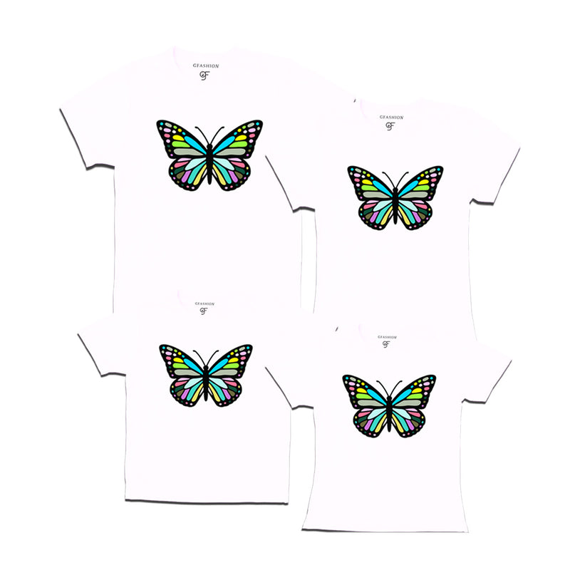 Butterfly t shirts for family group