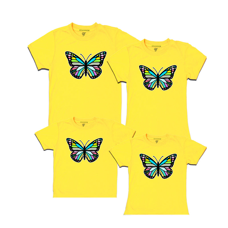 Butterfly t shirts for family group