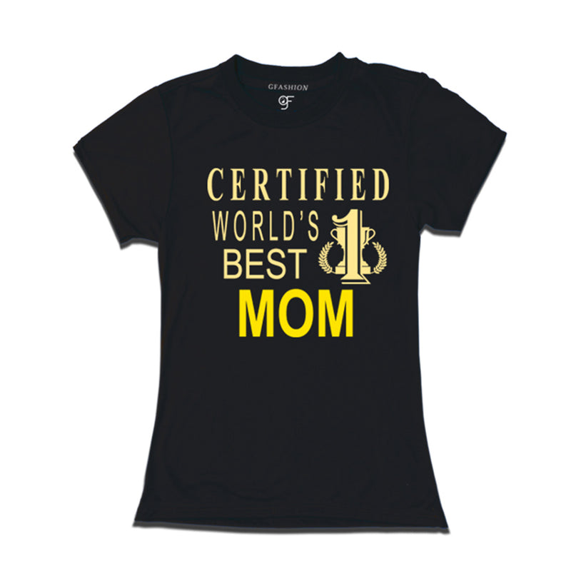 Certified t shirts for Mom-Black-gfashion