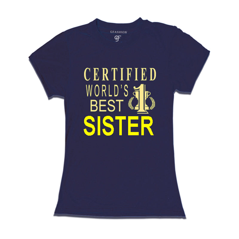 Certified t shirts for Sister-Navy-gfashion