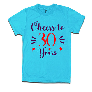 Cheers to 30 years bithday tshirts