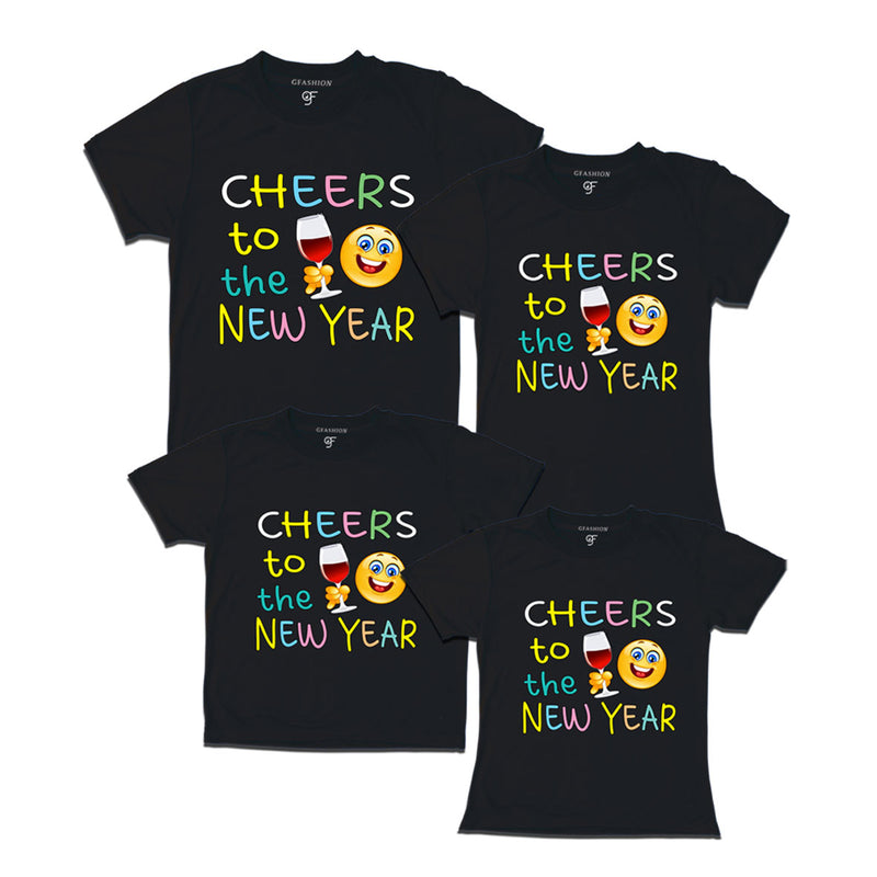 Cheers to the New Year t-shirts-family tshirts-group tshirts