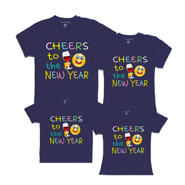 Cheers to the New Year t-shirts-family tshirts-group tshirts