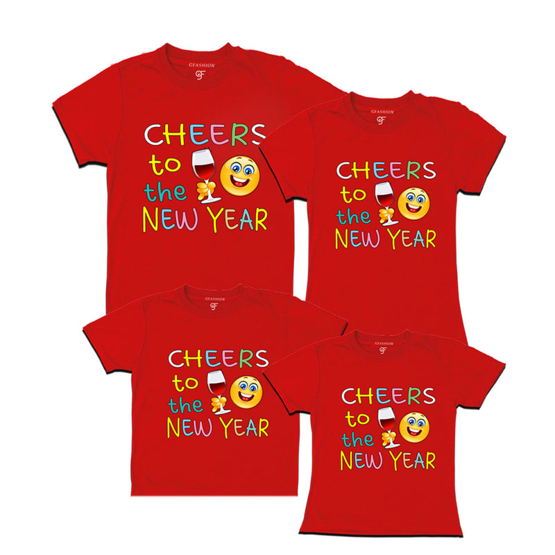 Cheers to the New Year t-shirts-family tshirts-group tshirts